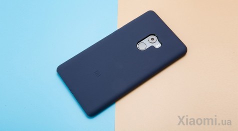 Чехол бампер силиконовый для Xiaomi Mi Mix 2 Blue Original 1173700014